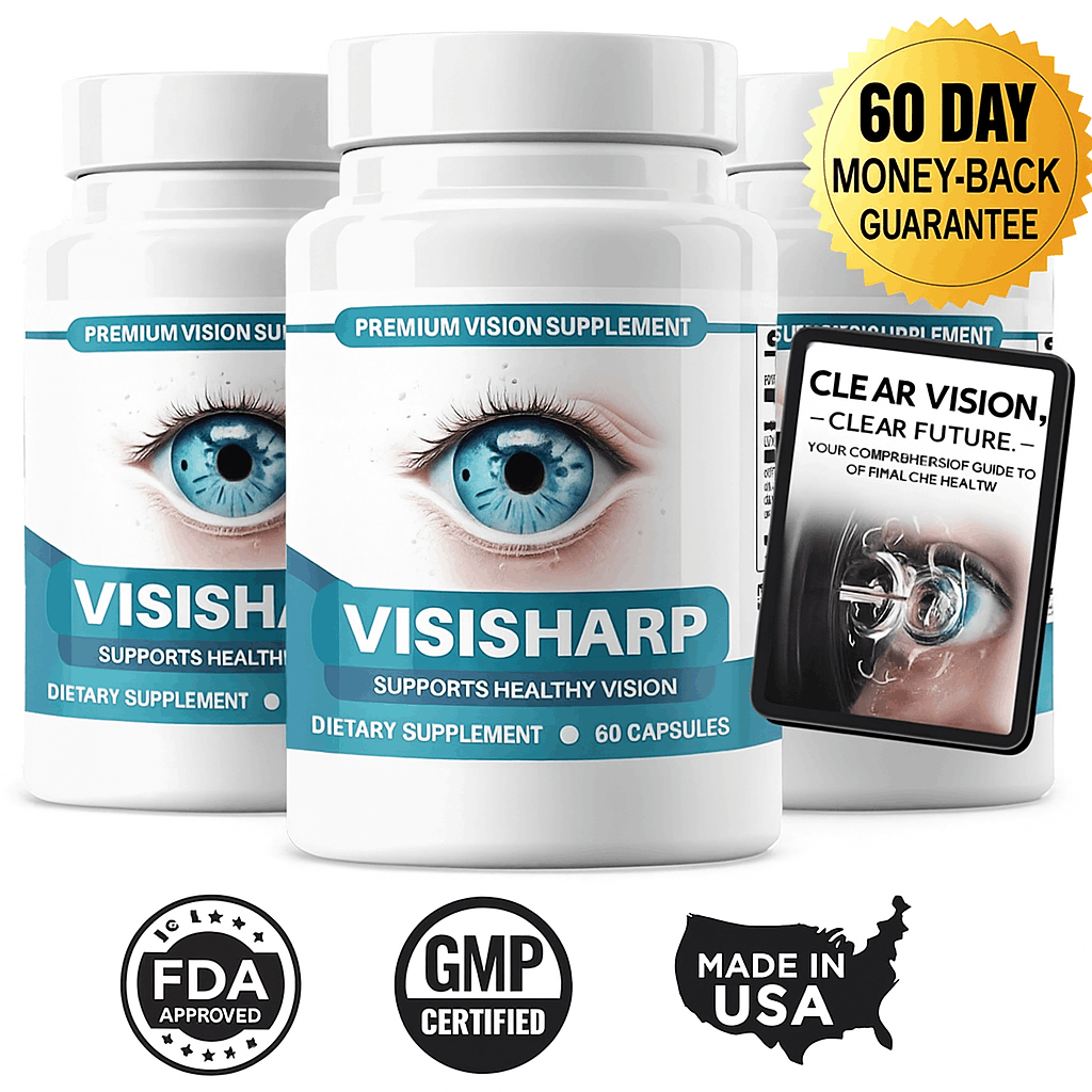 VisiSharp natural vision support supplement bottle
