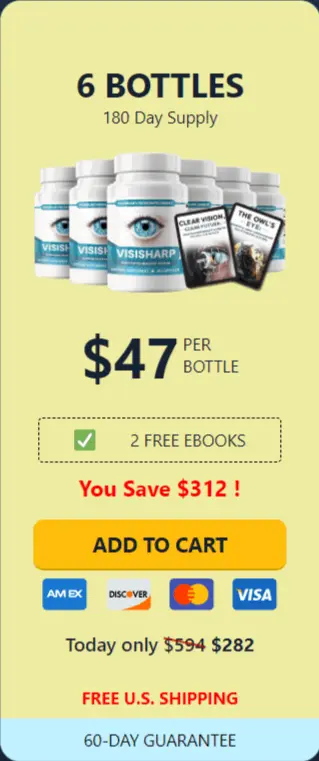 VisiSharp 6 bottle price 